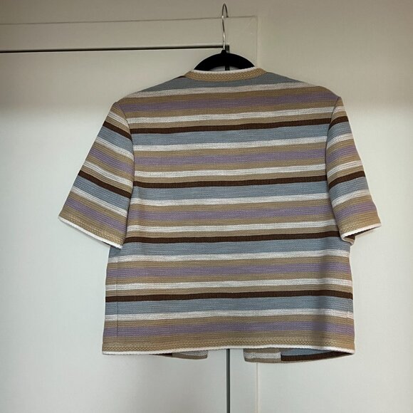 Veronica Beard Wyatt Short-Sleeve Jacket - Size 6 NWT - Picture 4 of 4